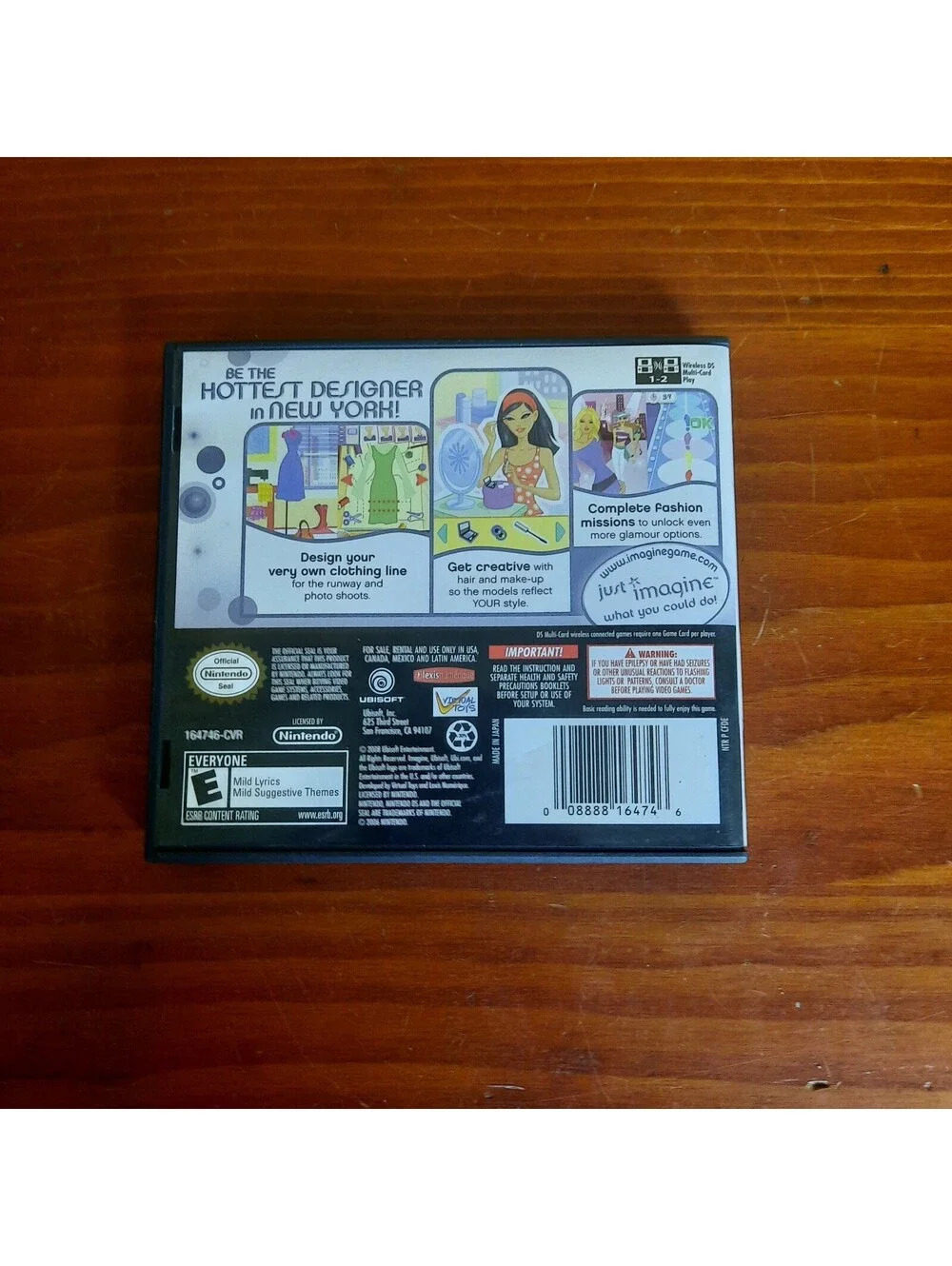 Imagine: Fashion Designer New York (Nintendo DS, 2008) Untested